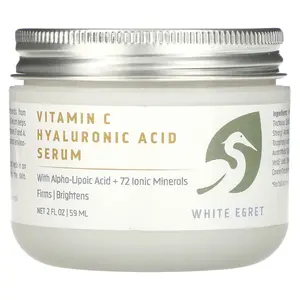 White Egret Vitamin C Hyaluronic Acid Serum, 2 fl oz (59 ml)