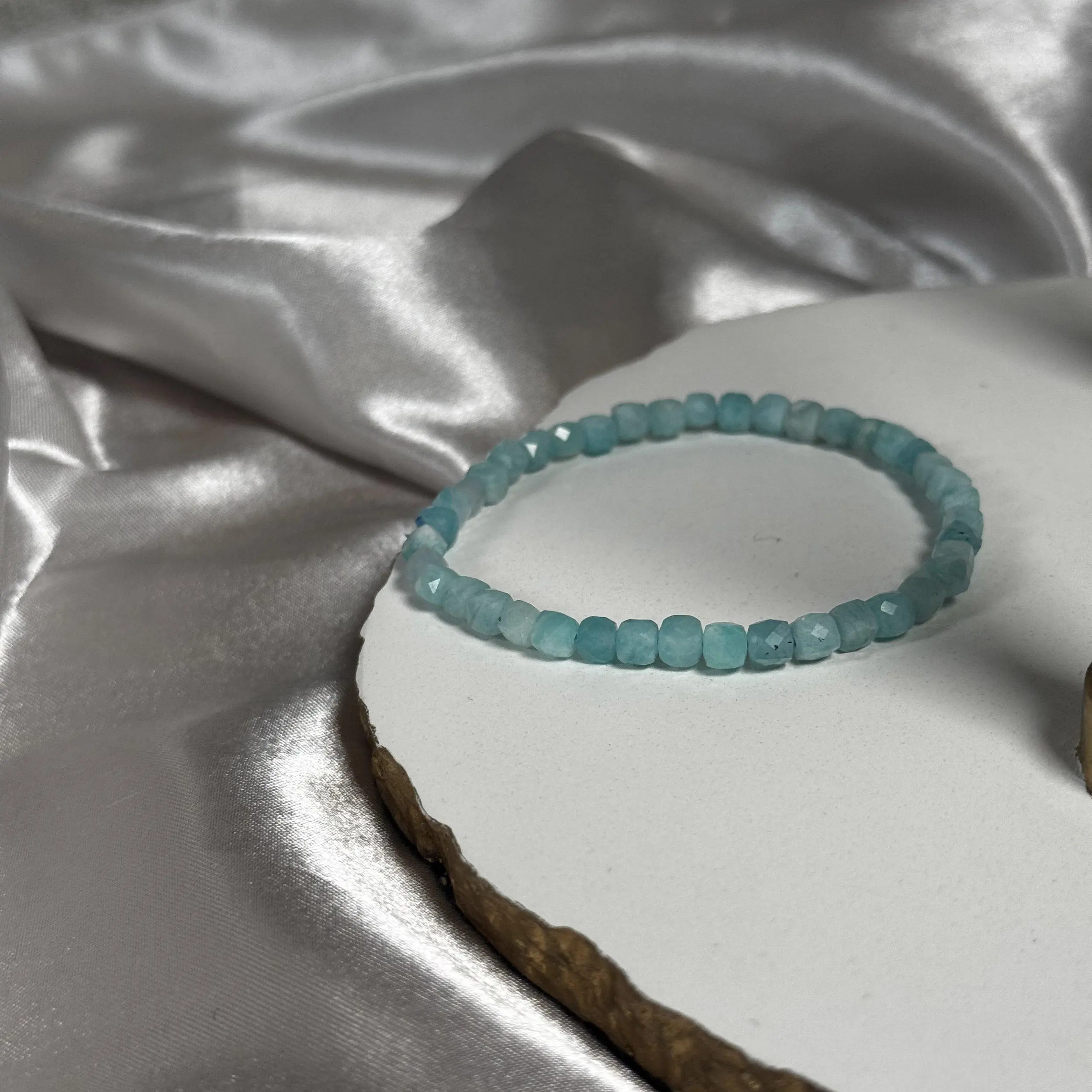 Faceted Amazonite Bracelet