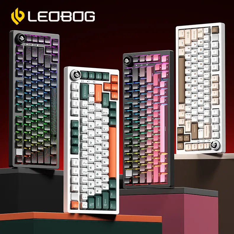 LEOBOG Hi75C Latest Three-mode Aluminum Keyboard with Brand New Switches Highly Customized, Product Iteration