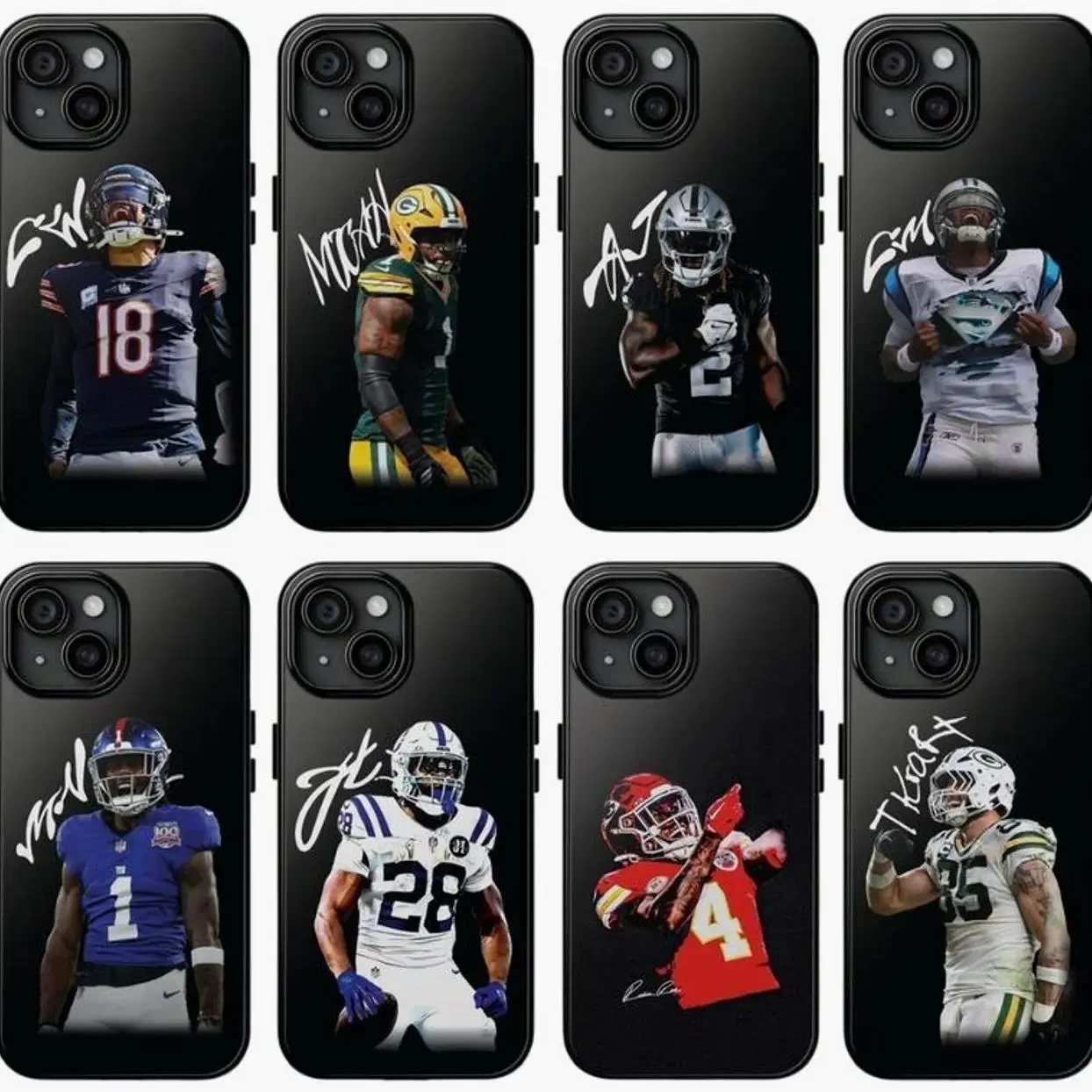American Footballer Signature Phone Case, Sports Fan Protective Cover, Gift for Fans,for iPhone17 ProMax /16/15/14/13/12/11 Plus for Samsung phones, suitable for both men and women,  Perfect Gift for Women Men.A gift for the fans
