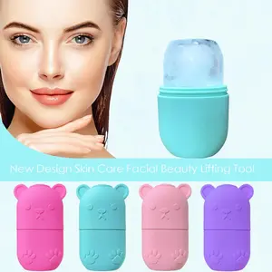 Ice Face Roller for Depuffing — Reusable Facial Ice Mold Stick for Skin Care, Reduce Puffiness & Redness