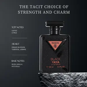 Rissers Yaya Unisex Perfume 100ML, Sensual Coffee Vanilla Scent, Long-Lasting Warm Floral Musk, Alluring Night Fragrance