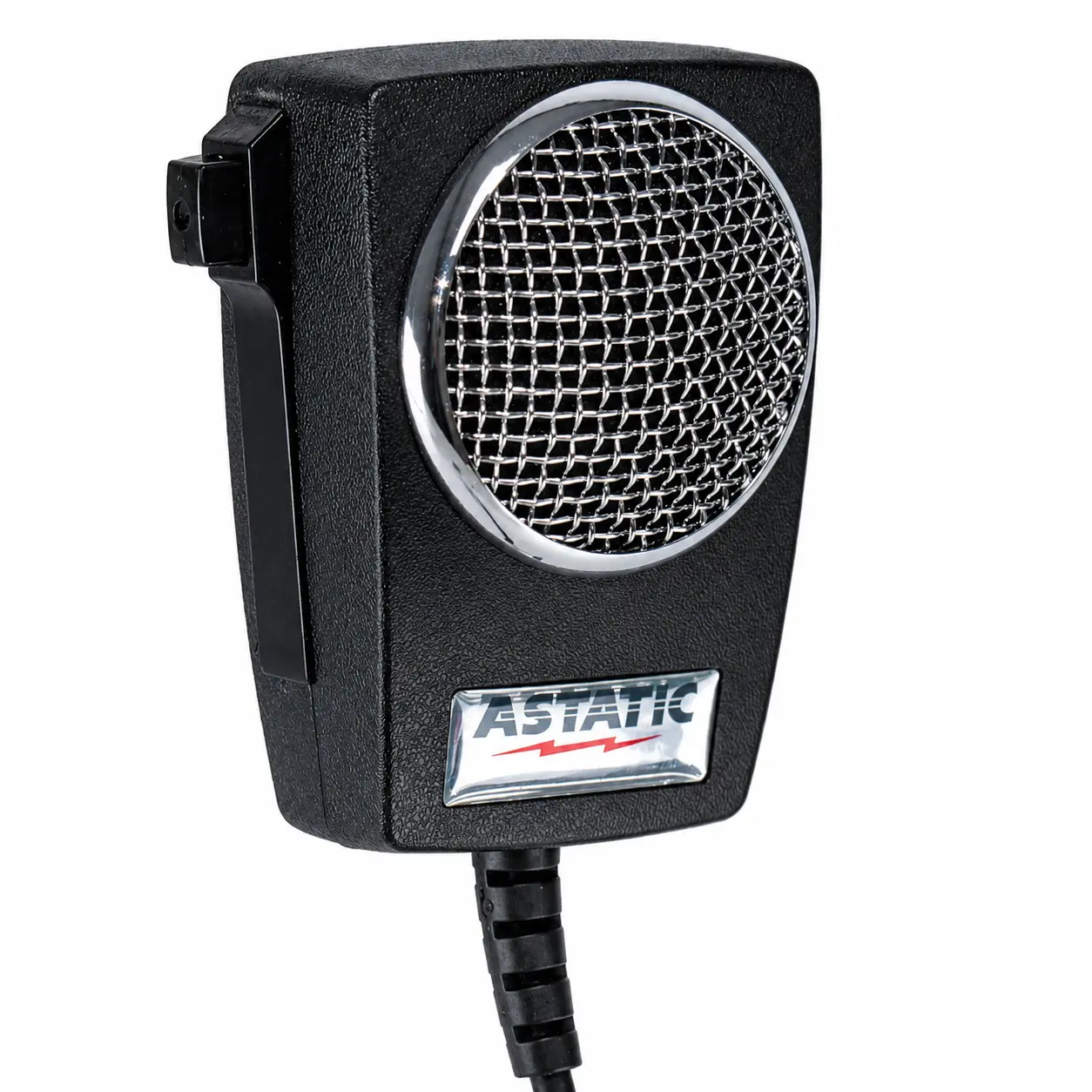 Amplified Handheld CB Radio Microphone for President 6-Pin Radios, D104M6B Power Mic with 9V Battery - Astatic