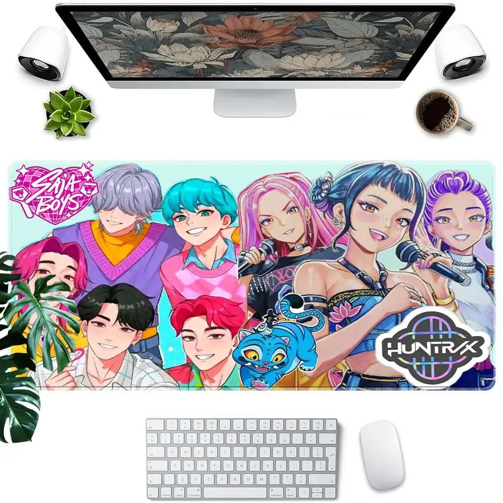 Hunter X Hunter Anime Mousepad Computer Mouse Pad, Rubber Base Polyester Fiber Desk Mat, Ideal for Gaming and Office, Laptop and RV Choice, Durable Easy Clean