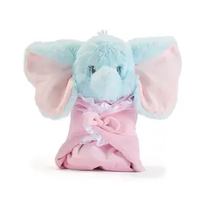 Disney Store Disney Babies Dumbo Plush with Swaddle – Disney Store Japan – 9 1/2''