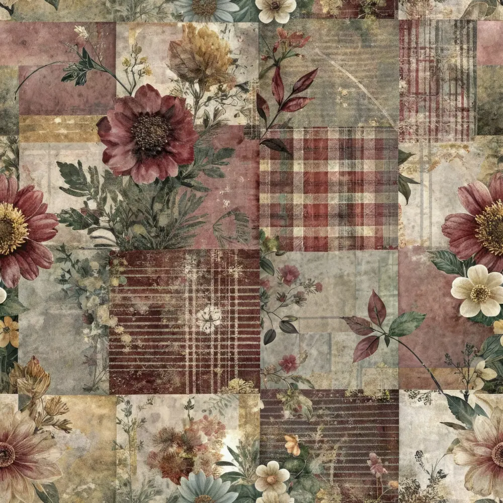 Patched Memories Pattern 8 Quilting Cotton Fabric Patched Memories Pattern 8 Quilting Cotton Fabric