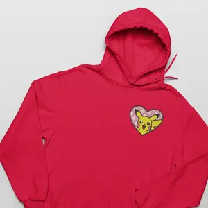 Embroidered Anime Left Chest Logo Shirt/Sweatshirt/Hoodie: Minimalist Streetwear