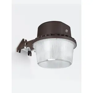 LED Barn Light,  Area Lights with Photocell, Outdoor  Flood Lighting, ETL & FCC Listed, IP65 , , 110-277V, Garage, Yard, 3000K Warm White, Bronze
