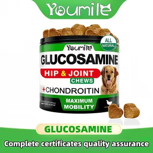 2025 News! Pet Hip & Joint Chews, Glucosamine + Chondroitin, Dog Hip Joint Care, All Natural 120 Soft Chews