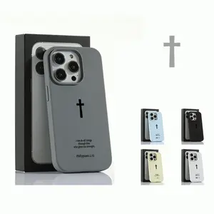 1PC Easter Theme Phone Case, Large Hole Skin-feel Protective Cover for iPhone 17 Pro Max 16 15 14 iphone 13 phone case 12 11 Plus Air Pro, Perfect Christian Gift & Daily Use