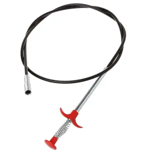 Flexible Drain Snake Clog Remover (2M/6.56FT) - Multi-Use Grabber for Toilet, Sink, Shower & Kitchen Drains, Must-Have Tool for Effective Home Drain Cleaning