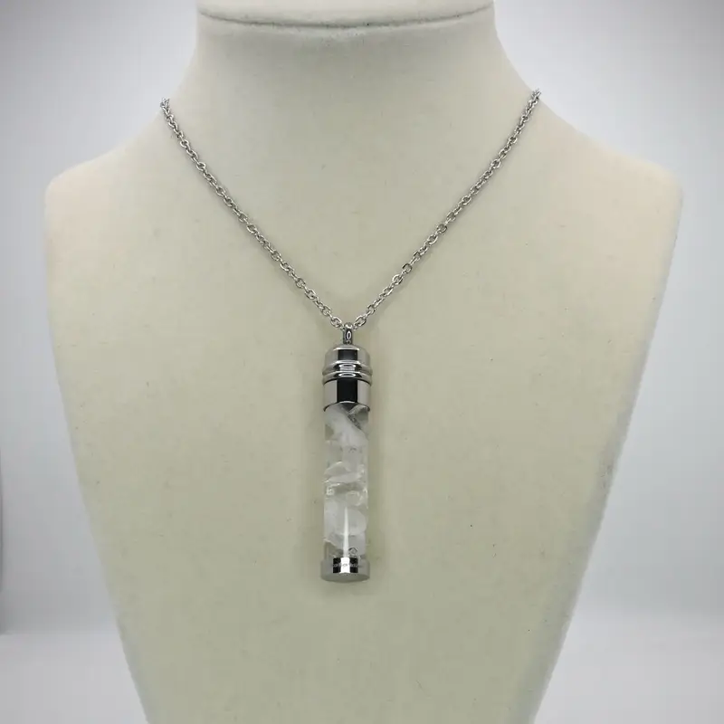 Quartz Moon Water Necklace