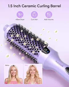 Viral Hairbrush For Effortless Waves 360 Adjustable cord