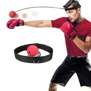 Head-mounted Boxing Ball, Stress Relief Punching Ball, Boxing Training Equipment for Home Gym Workout, Punching Ball for Men & Women, Boxing Speed Trainer
