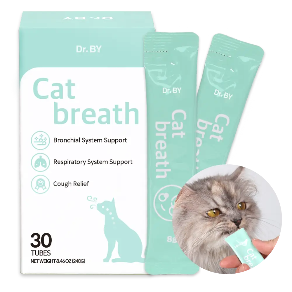 Dr.BY Cat Breath Bronchial Supplements Cat Sneezing Treatment Asthma Cold Cough...