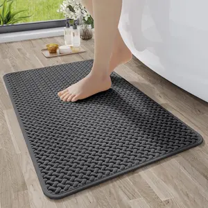 Rubber Backing Ultra Thin Bathroom Mats