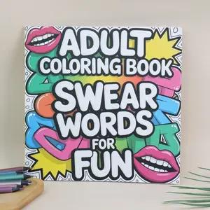 Adult Coloring Book Sweet Words for Fun, Stress Relief Entertainment, Perfect Gift for Friends and Family, Daily Leisure Activity, Swear Words