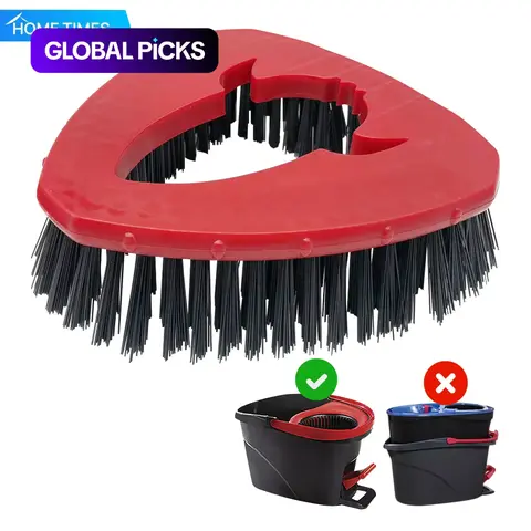 Spin Mop Replacement Head Base, Scrub Mop Brush Head Replacement for O-Cedar EasyWring 1-Tank System, Shower Floor Scrubber, Hard Bristle Cleaning Brush, Mop Heads Replacements, Spin Mop Accessories #GLOBAL PICKS