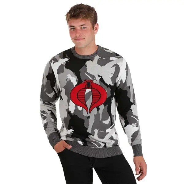 Adult Cobra Camo GI Joe Sweater