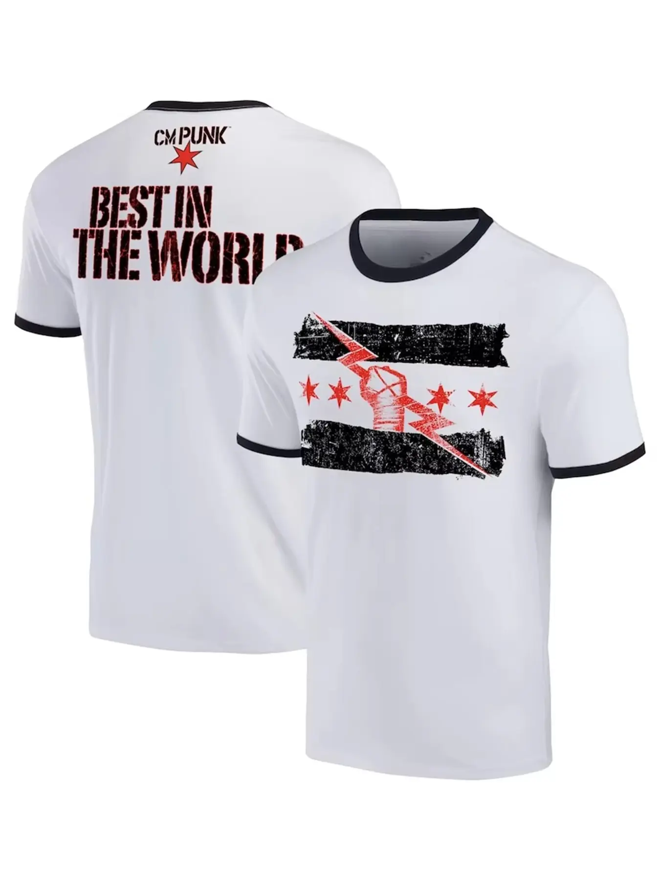 Summer Men's 3D Print Wrestling Cm Punk T-Shirt, Street Sports, Comfortable Outdoor Fitness, Quick-Dry Short Sleeve, Casual Style, Casual Athletic Style, Casual Athletic Apparel