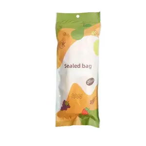 Sealing Bag Pack of 20 (18 x 20CM), Food Preservation Bag, Supplementary Food Thickened Plastic Self-Sealing Bag, Repeated Refrigerator Freezing Special Food Packaging Bag