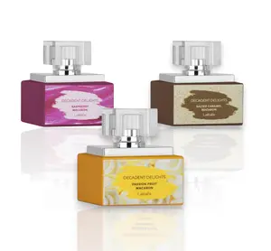 Lattafa | Decadent Delights | Passion Fruit + Salted Caramel + Raspberry Bundle | Eau De Parfum | 50 ML | Unisex Fragrance | Lychee - Salted Caramel & Raspberry Notes