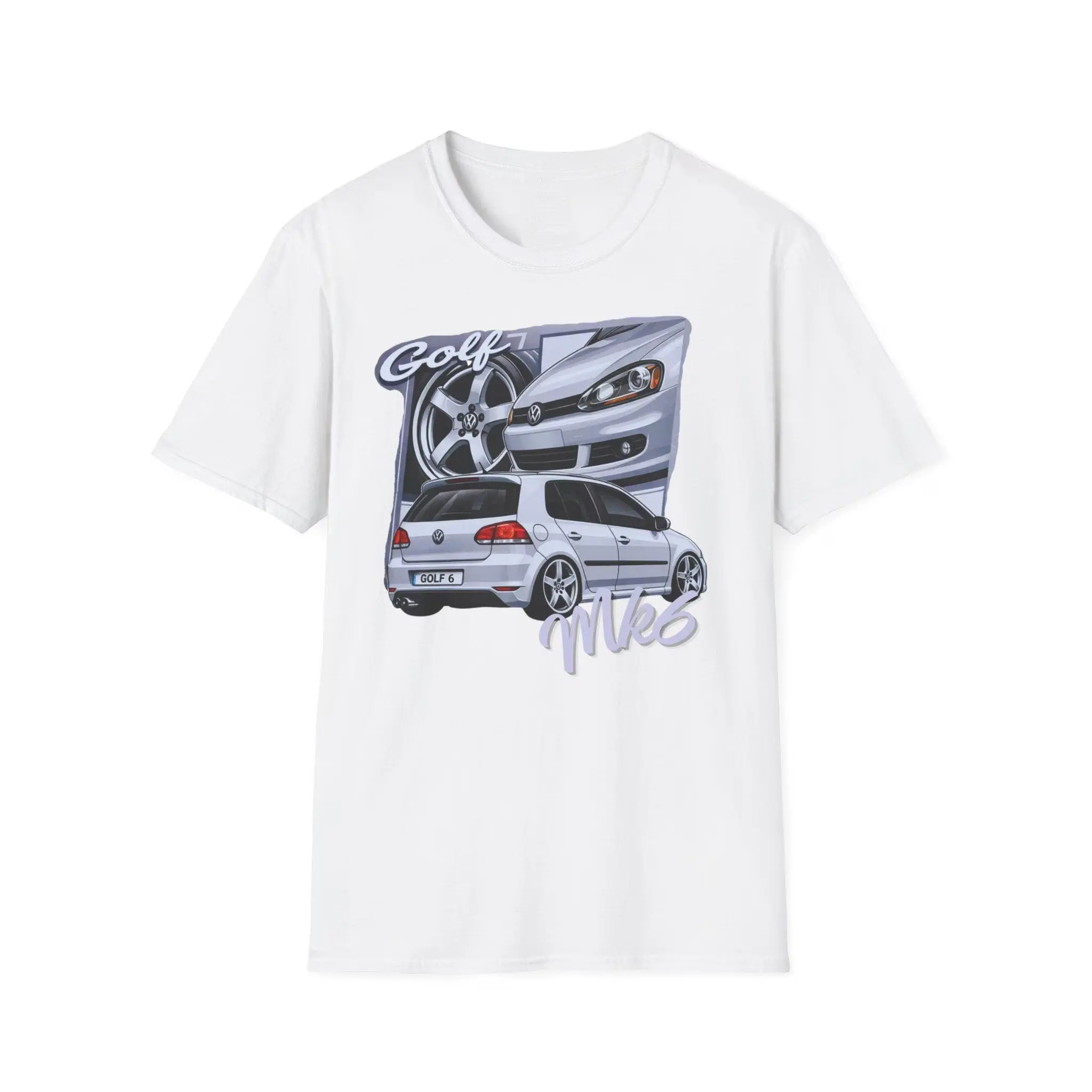 VW Golf 6 GTI Graphic T-Shirt, Sweatshirt, Hoodie - Hot Hatch Streetwear -  Racing Drift Style Shirt, Car Lover Gift