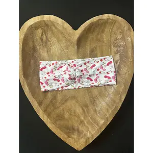 Pressed flowers headband
