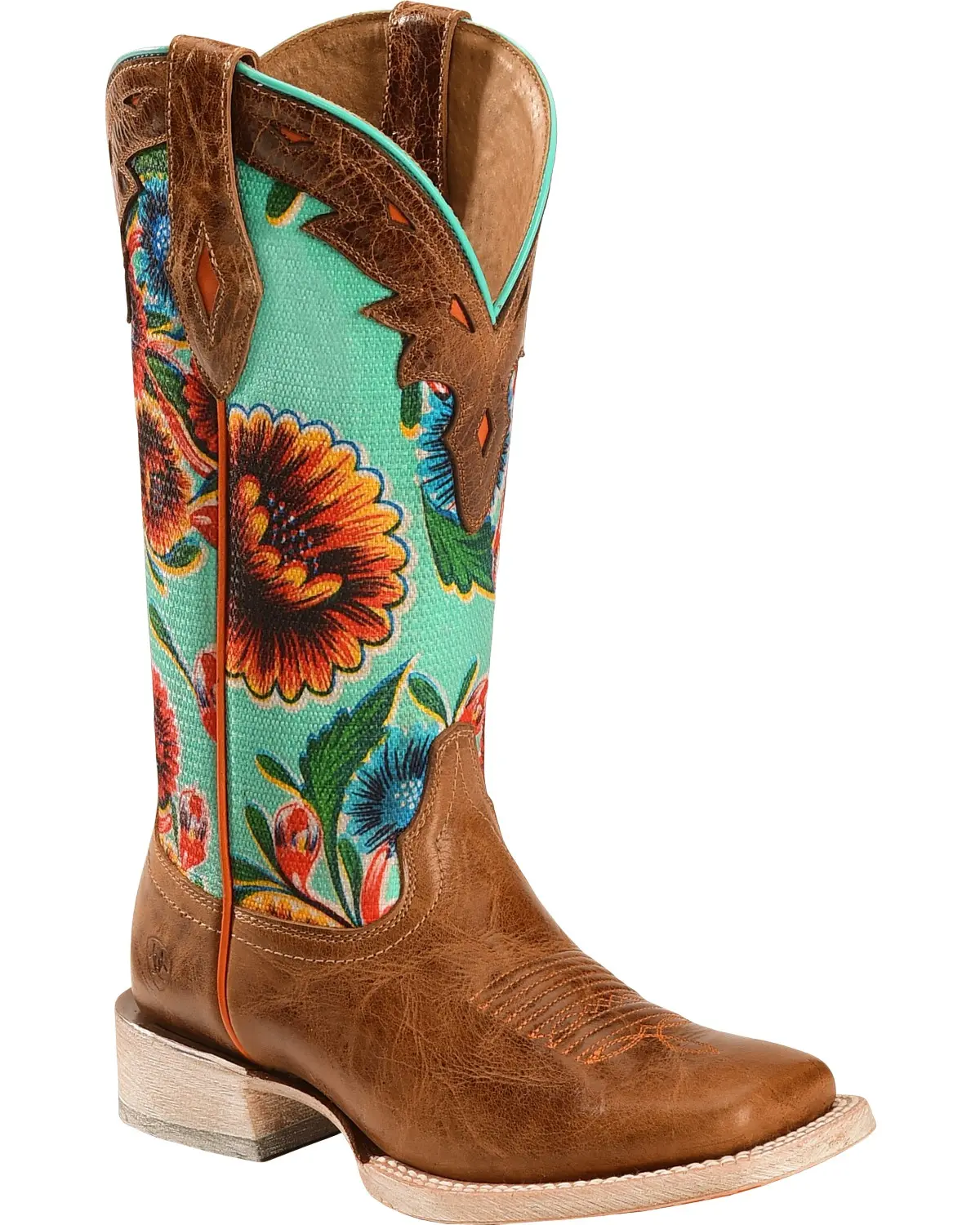 Ariat Women's Women'S Floral Textile Circuit Champion Western Boot Broad - 10019943