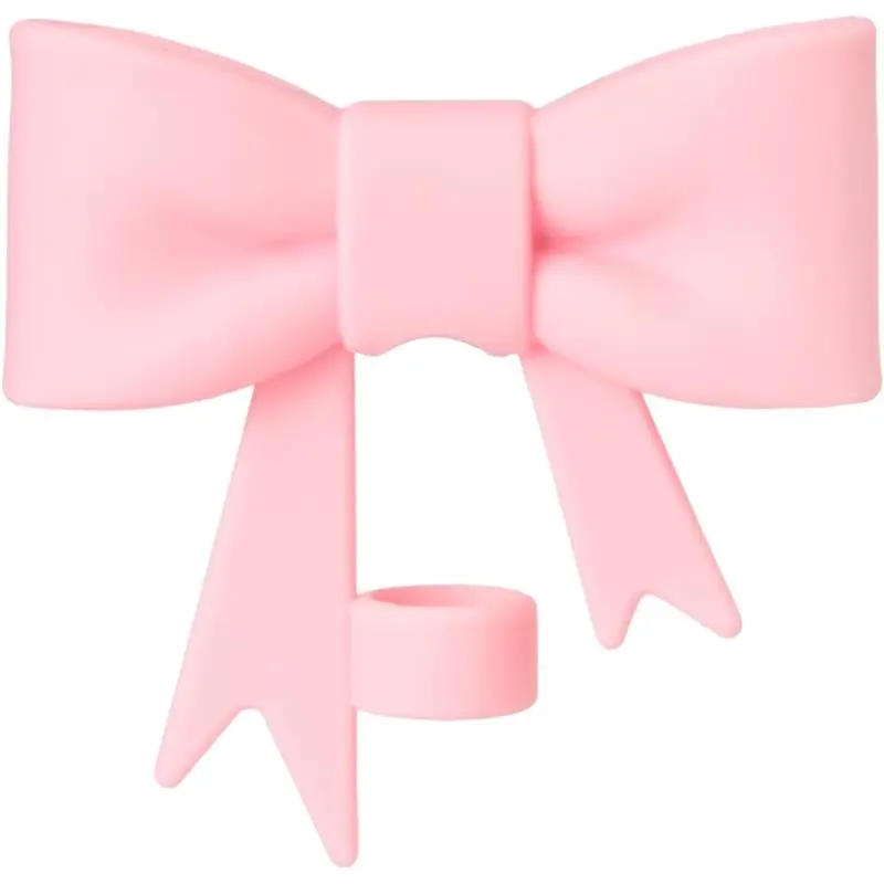 10mm Silicone Bow Straw Covers for Stanley 40&30 Oz Cup, Pink, 1 Count