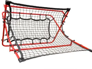 DFR-1 Rebounder Red/Black 42H x 42W x 27B in Steel Polypropylene Net 13 lbs Versatile Design for Various Outfits(KWI)