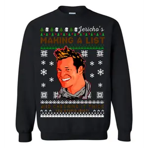 Chris Jericho - Making A List and Checking It Twice Christmas ,T Shirt, Hoodie S-4XL