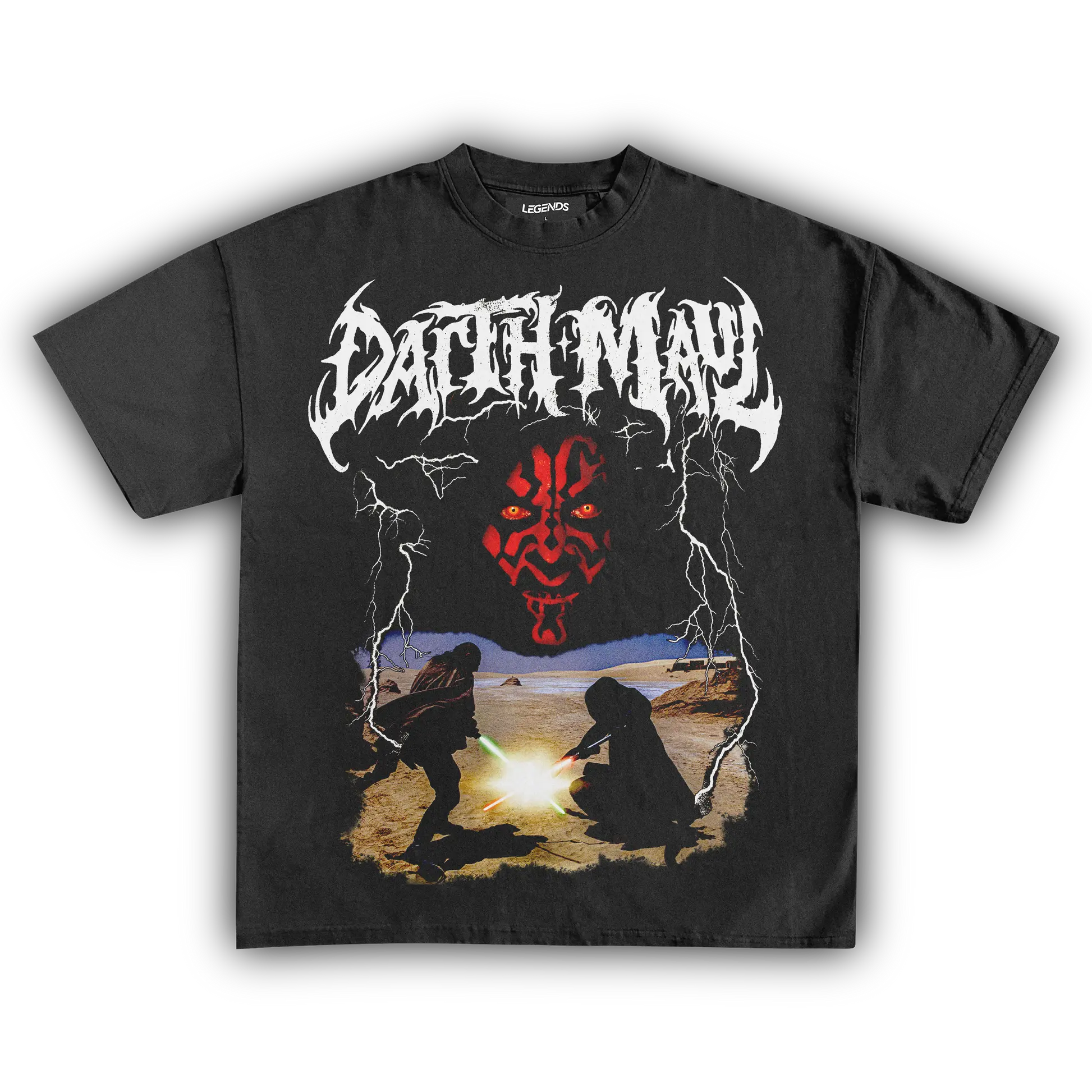 DARTH MAUL SITH LORD GRAPHIC T-SHIRT, VINTAGE Y2K UNISEX, GIFT FOR FAN