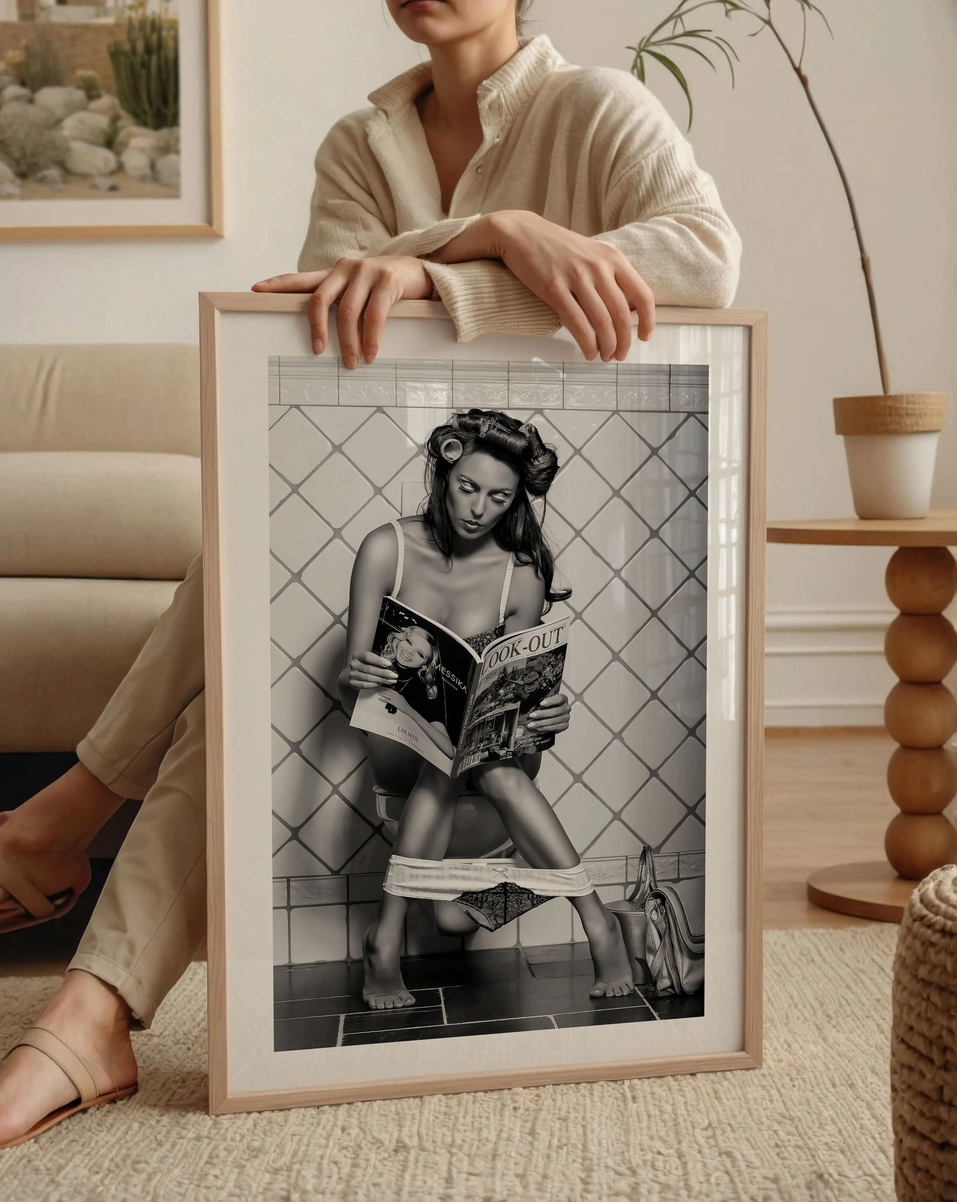 Catching up on reading Poster