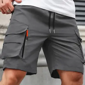 Men’s Cargo Shorts – Tactical Utility Shorts with Multi Zipper Pockets for Outdoor & Casual Wear