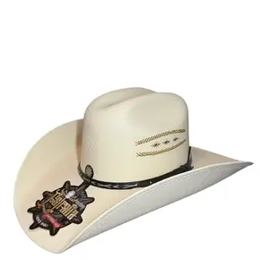 Sombrero Estrella/Star Western Wear Cowboy Hat with Unique Embroidery and Patch Design/ Tejana Vaquero Mexicano