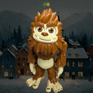 DG Articulated Sasquatch Flexi Figure, Yeti & Big Foot