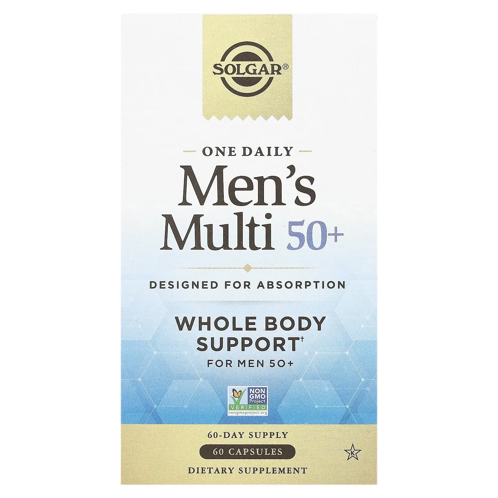 Solgar One Daily Men's Multi 50+, 60 Capsules