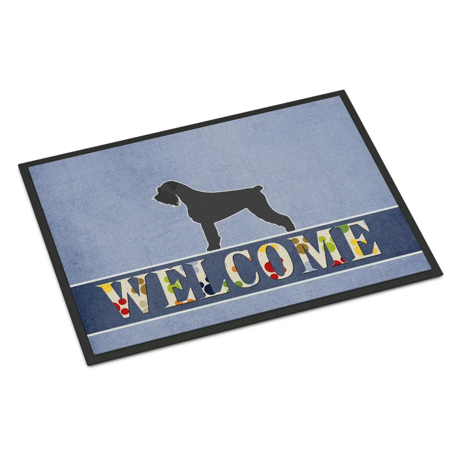 Giant Schnauzer Welcome Indoor or Outdoor Mat 18x27 BB5577MAT