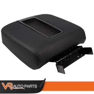 Fit For 07-14 Tahoe Silverado GMC Yukon Sierra Black Center Console Armrest Lid organizer