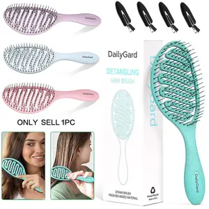 1PC Curly Hair Brush, Vented Hair Brush for Detangling Vented Hair Brush for Detangling, Shaping and Defining Curls, Detangler Brush