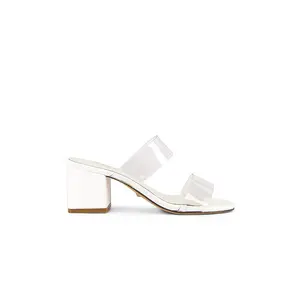 RAYE Bardot Heel in White
