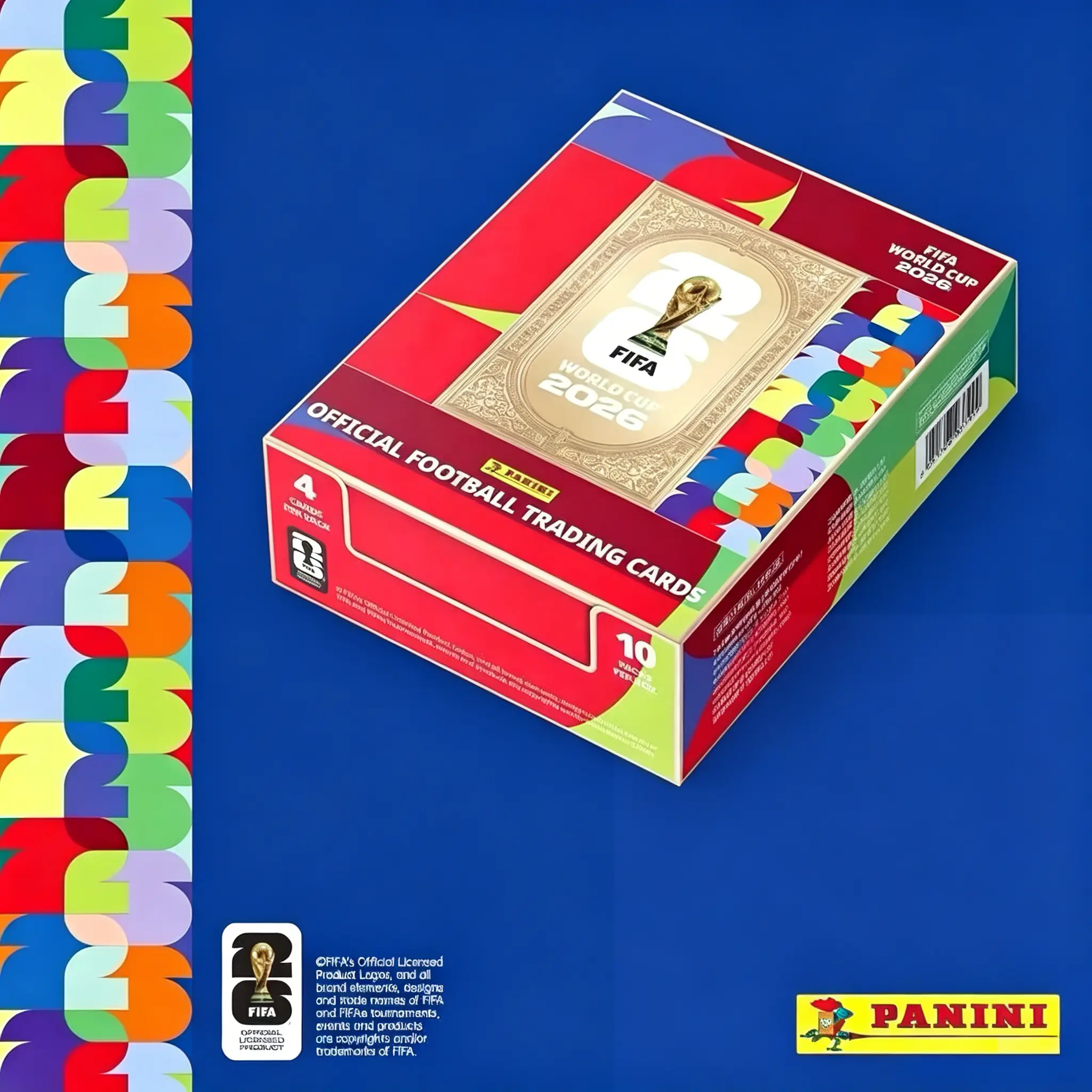 FIFA 2026 Panini x Kayou Official World Cup Soccer Trading Card Box - Factory-Sealed, Unsearched Collectible Packs Set