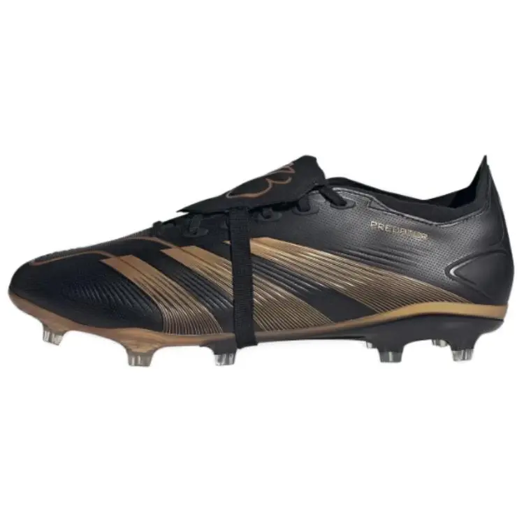 Adidas Predator 24 League FG Jude Bellingham Belligold Pack Trendy Durable Non-slip Soccer Cleats Men's Black JH5702