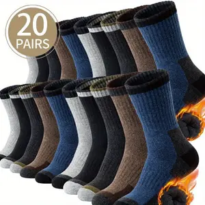 5/10/20  Men's Women's Hiking Round Neck Thick Cushioned Moisture Absorbing Socks, Hiking Outdoor Socks, Hiking Socks Snow Mountain Socks, Suitable for The Elderly, Perfect Gift for Mom and Dad
