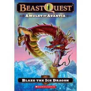 USED-Beast Quest #23: Amulet of Avantia: Blaze the Ice Dragon by Adam Blade (Paperback)