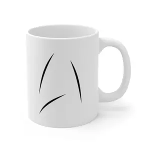 Captain Kirk Mug - Star Trek Beyond White Ceramic Coffee Mug 11oz