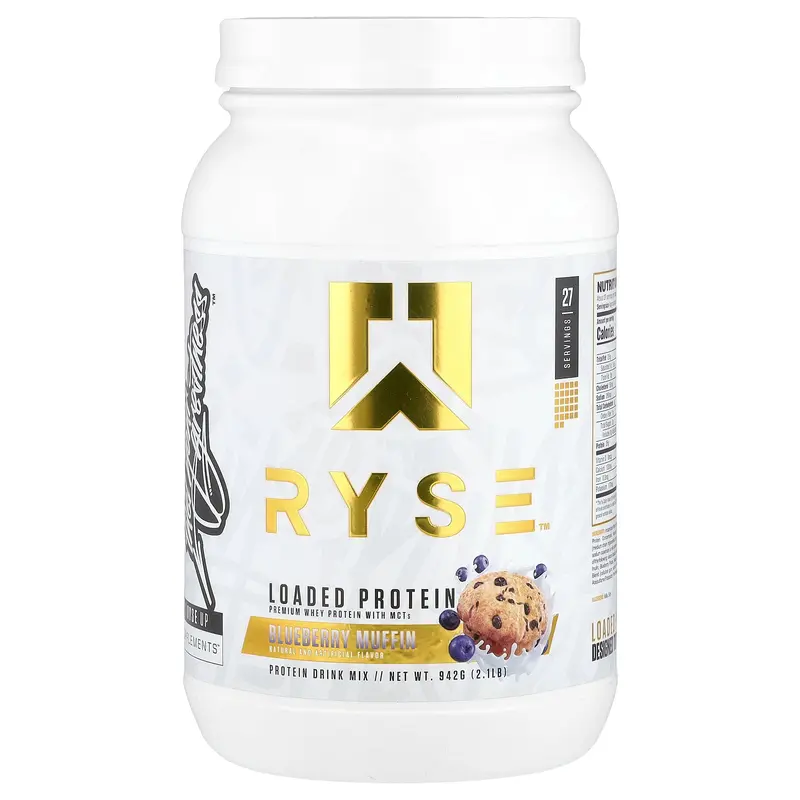 RYSE Loaded Protein, Blueberry Muffin, 2.1 lb (942 g)