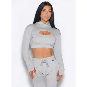 Sweat Bolero Hoodie