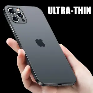 New Ultra Thin Matte Phone Case For Iphone 11 12 13 14 15 16 Plus Pro Max Mini X Xr XsMax Slim Cover Cases